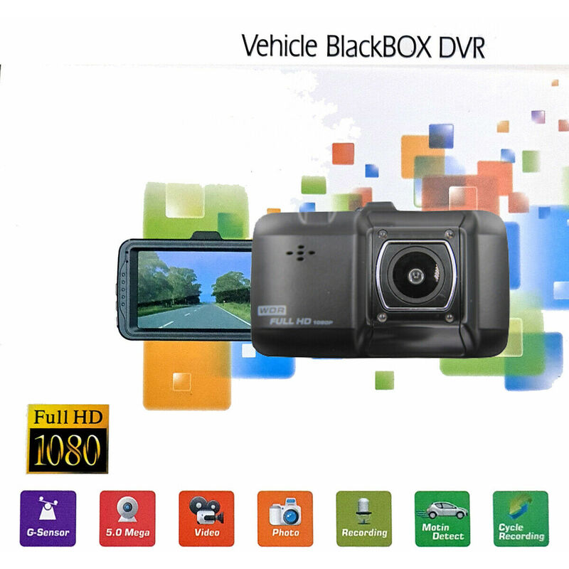 MINI TELECAMERA DVR PER AUTO FULL HD 5.0 MEGAPIXEL MONITOR LCD 3.0 VIDEO  CAMERA