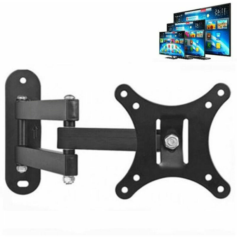 STAFFA PORTA TV MONITOR 14 19 22 24 26 32 37 POLLICI SUPPORTO BRACCIO MURO  118