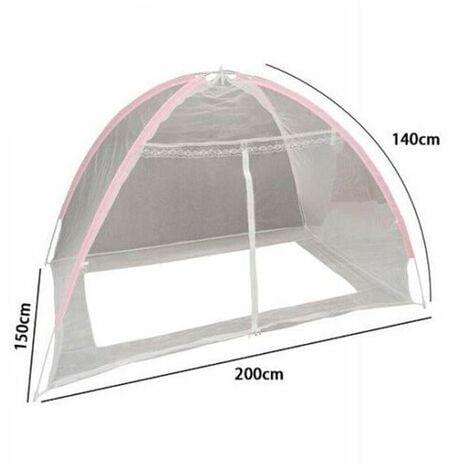 Zanzariera bianca per letto matrimoniale con ganci anti zanzare 12,50 x  2,50 mt