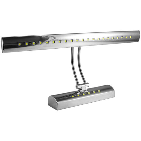 Lampada da Specchio luce bagno 27 led 7W luce fredda applique da parete 5531-7 (1/5)