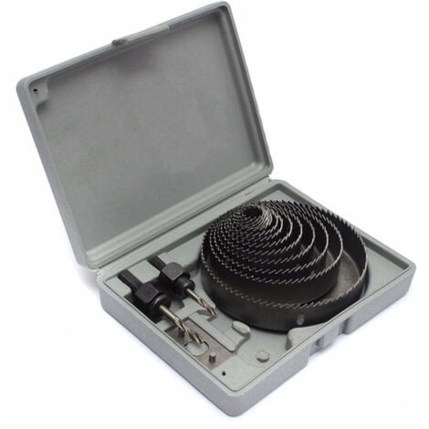 Set 16 Pz Frese Legno Frese A Tazza Per Trapano Supporto 2 Attacchi 12 Frese 325294 - Foto 7