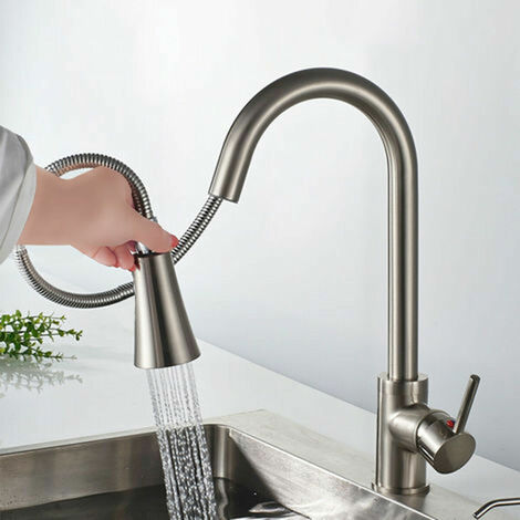 Cucina rubinetto bagno cucina rubinetto lavello rubinetto con 360 ° estensibile doccia 