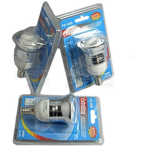 SET 3 LAMPADE LAMPADINE FARO FARETTO 9W E14 6400 K