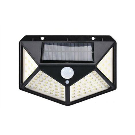 FARETTO 100 LED SMD DA ESTERNO PANNELLO SOLARE SENSORE DI MOVIMENTO TE-B0373 (1/3)