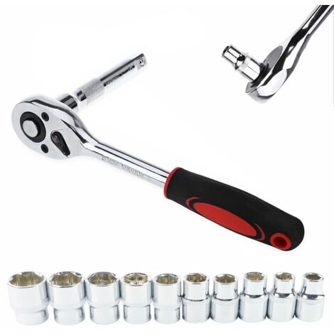 Set 11 Chiavi A Bussola 1/2" - 10-24mm, Esagonali, Per Auto E Meccanica - Foto 12