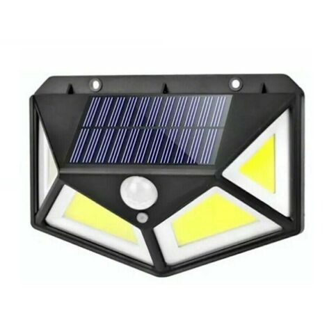 FARETTO ESTERNO CON LUCE LED COB PANNELLO SOLARE SENSORE DI MOVIMENTO TE-B0518
