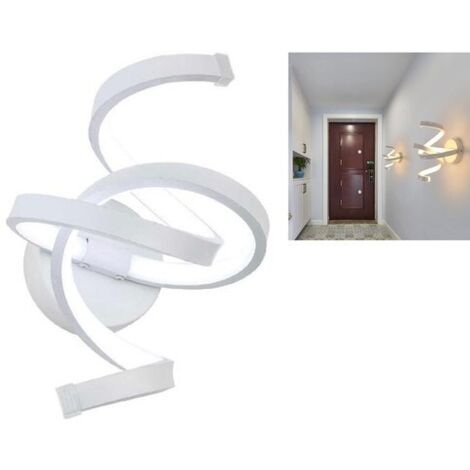 Applique da Parete LED, 16W Quadrato Moderno LED Lampada da Parete, Nero Design Creativo Lampada Muro Interno per Soggiorno Corridoio Bagno Scala, Luc | Leroy Merlin