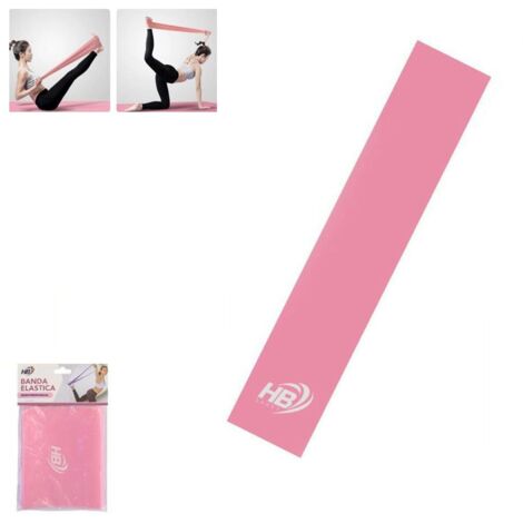 BANDA RESISTENZA FASCIA ELASTICA 15X200CM YOGA FITNESS ESERCIZI PALESTRA 06785 (1/2)