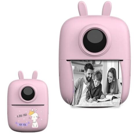 MINI STAMPANTE PORTATILE STAMPA DA SMARTPHONE FOTO VIDEO TESTO ROSA BLUETOOTH (1/5)