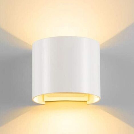 Applique LED Esterno/Interno 8W IP65 | Luce Bianco Freddo 6000K | Alluminio | Nero