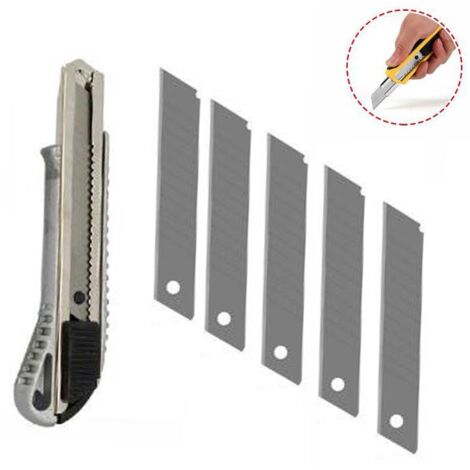TAGLIERINO CUTTER PROFESSIONALE 15.5CM CON FERMO BLOCCO GUIDA LAME DA 18MM 71077