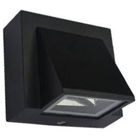 APPLIQUE LED COB IP65 FARETTO 5W LAMPADA MURO PARETE NERO LUCE NATURALE 4000K