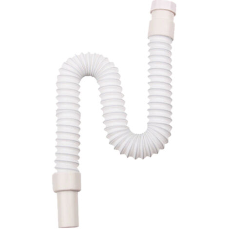 Tubo Di Scarico Acqua Lungo Per Sifone Flessibile Lavabo Lavandino Bidet GO168