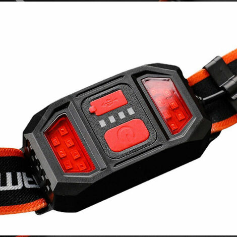 LAMPADA FRONTALE LED RICARICABILE AUTO TORCIA DA TESTA SPORT PESCA  PORTATILE