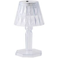 MINI LAMPADA TAVOLO COMODINO DIAMANTATA EFFETTO CRISTALLO LUCE CALDA DECORATIVA