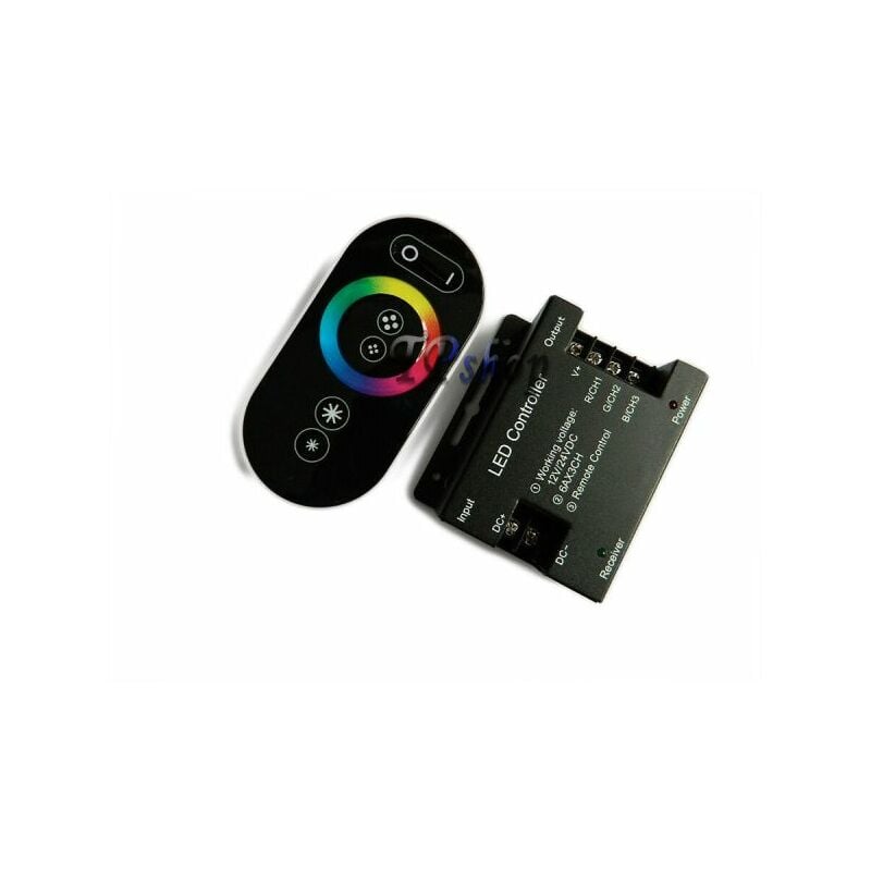 LED CONTROLLER TOUCH RG TELECOMANDO RF 12-24V 18A PER STRISCIA A