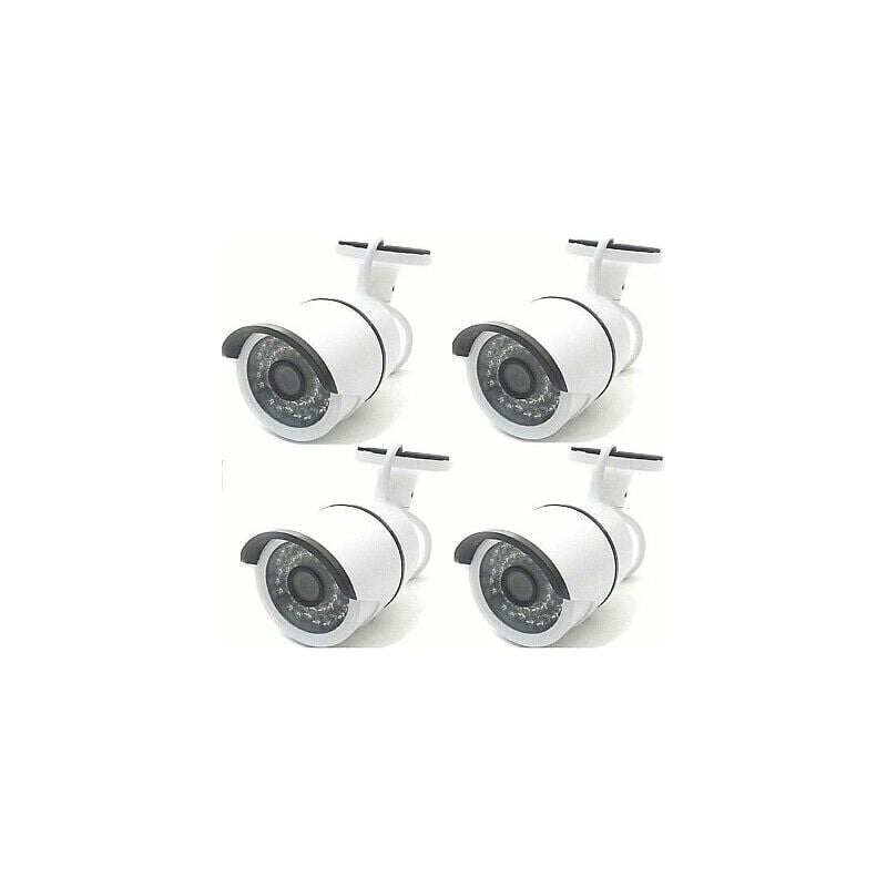 KIT 4 TELECAMERE AHD ESTERNO PER VIDEOSORVEGLIANZA INFRAROSSI 5 0MP  3,6mm 7011