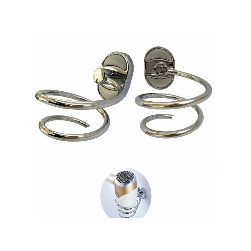 Supporto Per Asciugacapelli Da Parete 150 Mm In Ottone – Per Bagno E Doccia, Rame
