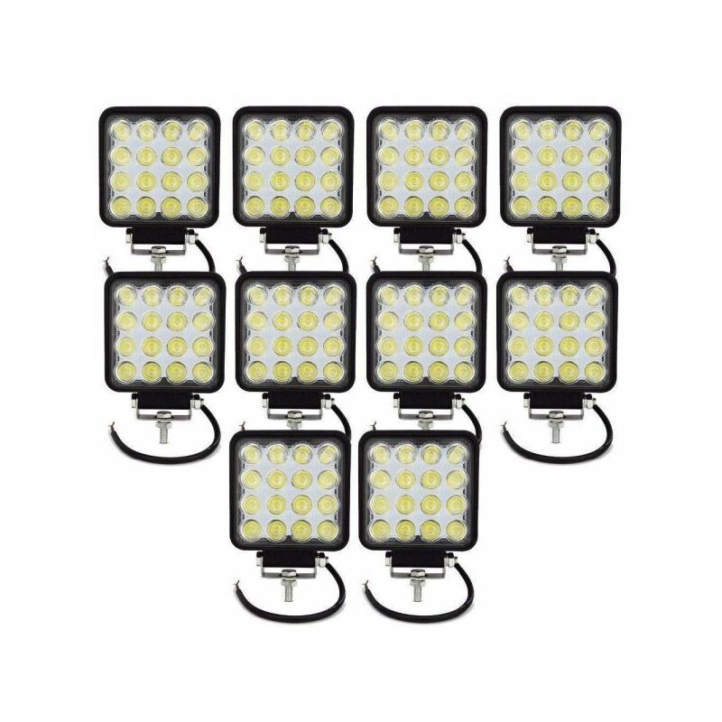 4X 48W LED LUCE FARO LAMPADA DA LAVORO FARETTO AUTO BARCA CAMION