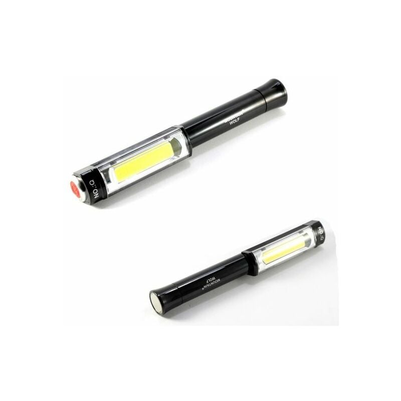 TORCIA LED CALAMITA DA LAVORO COB LAMPADA PORTATILE EMERGENZA STRIP COB  Q5/Q7