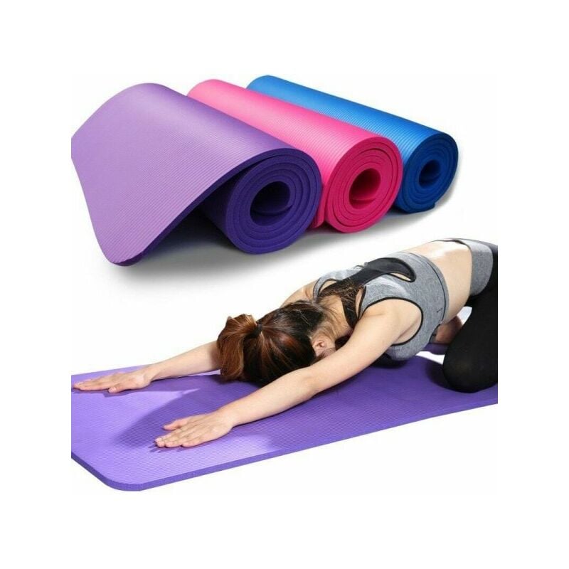 Tappetino da Yoga antiscivolo spesso 185*60CM tappetino da Fitness sportivo  ad alta densità per sport domestici Pilates ginnastica esercizio ginnastica  - AliExpress