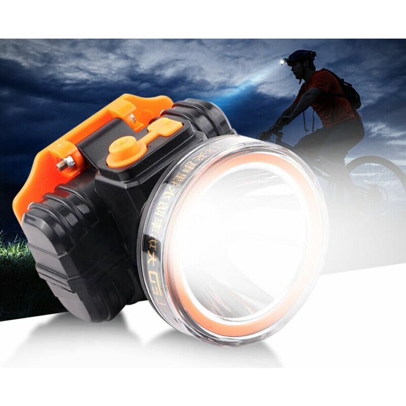 Torcia frontale a led ricaricabile subacquea waterproof immersioni 50mt  AB-Z990