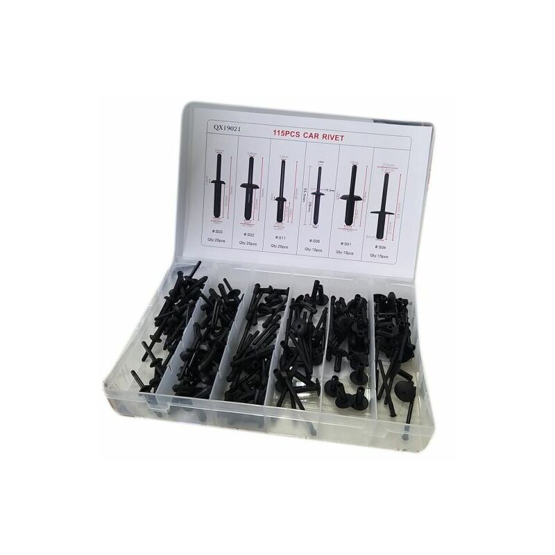 50 Pz Rivetti In Plastica Per Auto, Clip Di Fissaggio Per Pannello H 405820