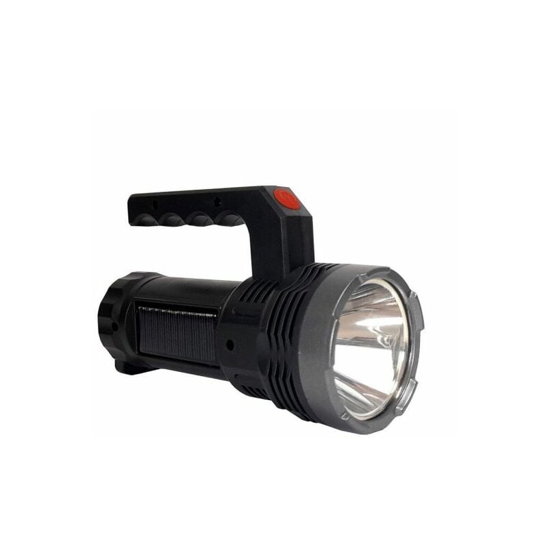 Torcia lampada led ricaricabile con pannello solare USB 1 + 14 LED SMD Art.  828