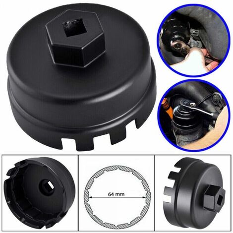 Chiave A Bussola Per Filtro Olio In Alluminio, Diametro 74 Mm / 14 Flute, Adatta Per BMW, Audi, Fiat, VW E Altre Auto, Attrezzo Per Officina