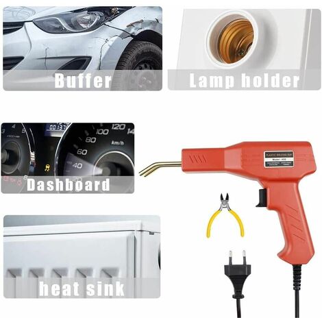 Macchina Per Saldare La Plastica,50W, Pistola Per Saldare,kit - Foto 10