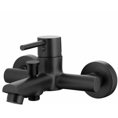 RUBINETTO MISCELATORE VASCA DA BAGNO ACCIAIO INOX ATTACCO DOCCIA RAY 87395