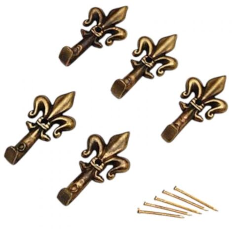 Set 2 Pezzi Ganci Dorati Per Quadri Quadro Cornici Appendere Parete 6.5 Cm 07522 TrAdE Shop Traesio