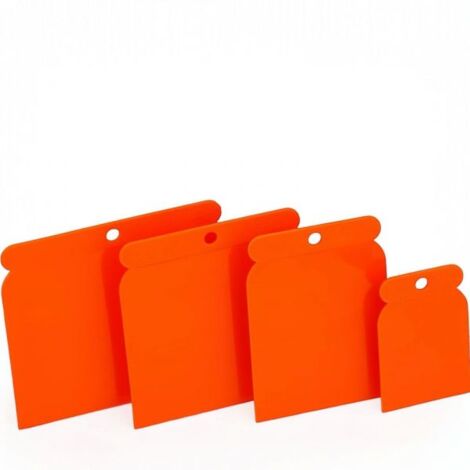 Set Di 6 Spatole Colorate In Plastica Per Pane E Torte - Manici Antiscivolo - 2