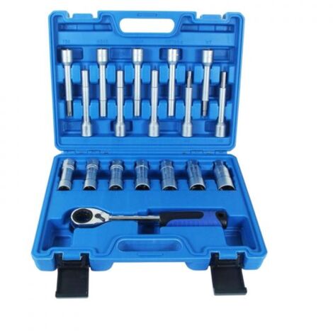 kit 18 chiavi a bussola per la rimozione di ammortizzatori e dadi