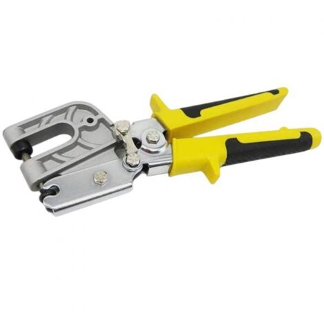 Pinza Punzonatrice Doppia Leva per Cartongesso Profili Metallo Zincati Art.82057