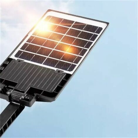 Faro lampione stradale solare sensore di movimento fotovoltaico180 LED W789A-3