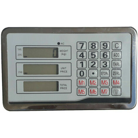 Trade Shop - Bilancia Industriale Da Terra Con Piattaforma Display Digitale Peso 150 Kg 85904918 - Foto 6