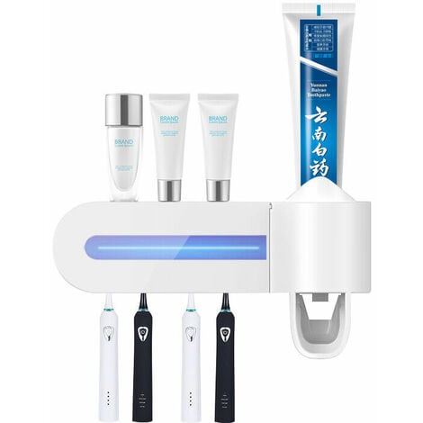 Sterilizzatore per spazzolino dispenser dentifricio supporto spazzolini  LW-Y01