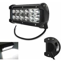 BARRA A LED FARO LAMPADA SUPPLEMENTARE PROFONDITà AUTO FUORISTRADA 36 WATT  12V