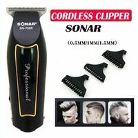 RASOIO ELETTRICO REGOLA BARBA TAGLIA CAPELLI BATTERIA RICARICABILE 3PETTINI 7585