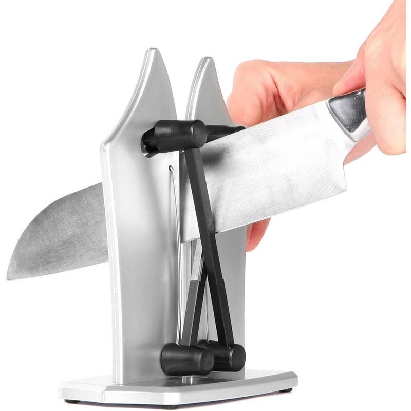 Afilador de cuchillos eléctrico, afilador de cuchillos de cocina 2 etapas  2023
