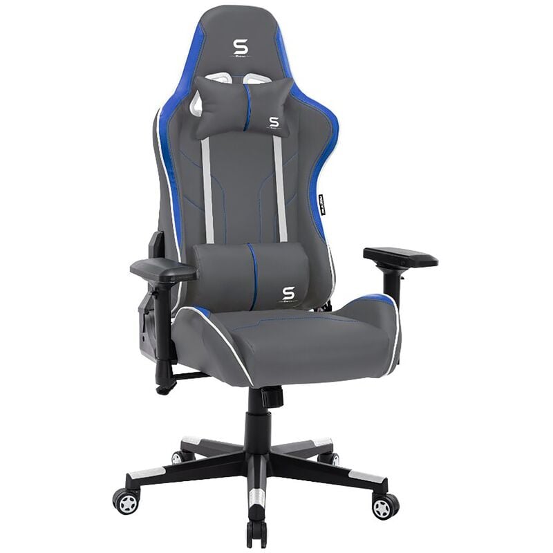 Silla Gaming Ergonomica Gris Oscuro S Edition Racing Bergner