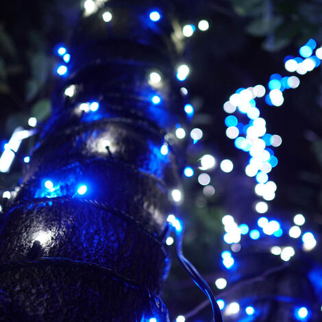 Guirnalda de luces azules, tira de luces LED de 5M y 50 con
