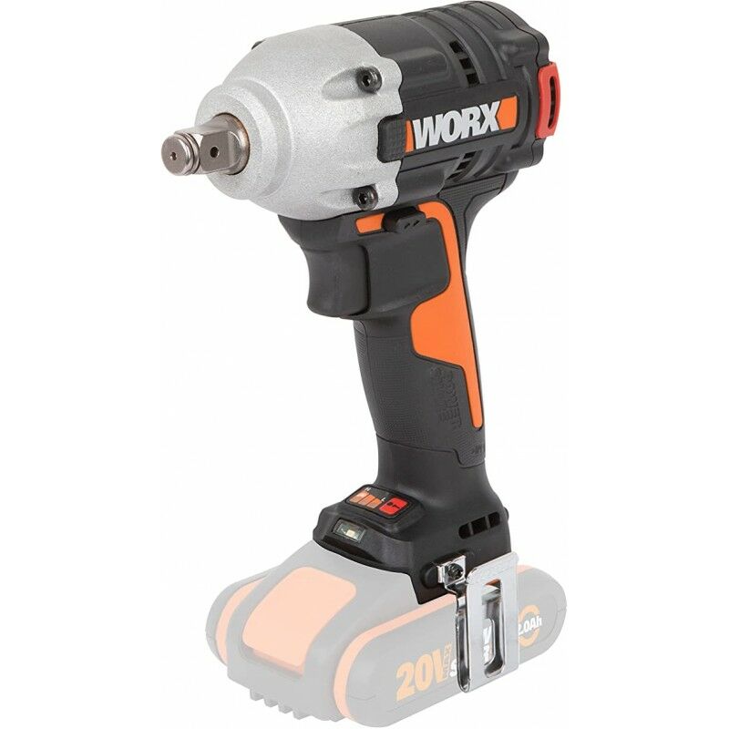 Atornillador De Impacto brushless 20v worx powershare wx272.9 sin batería ni cargador motor escobillas 3 veloc