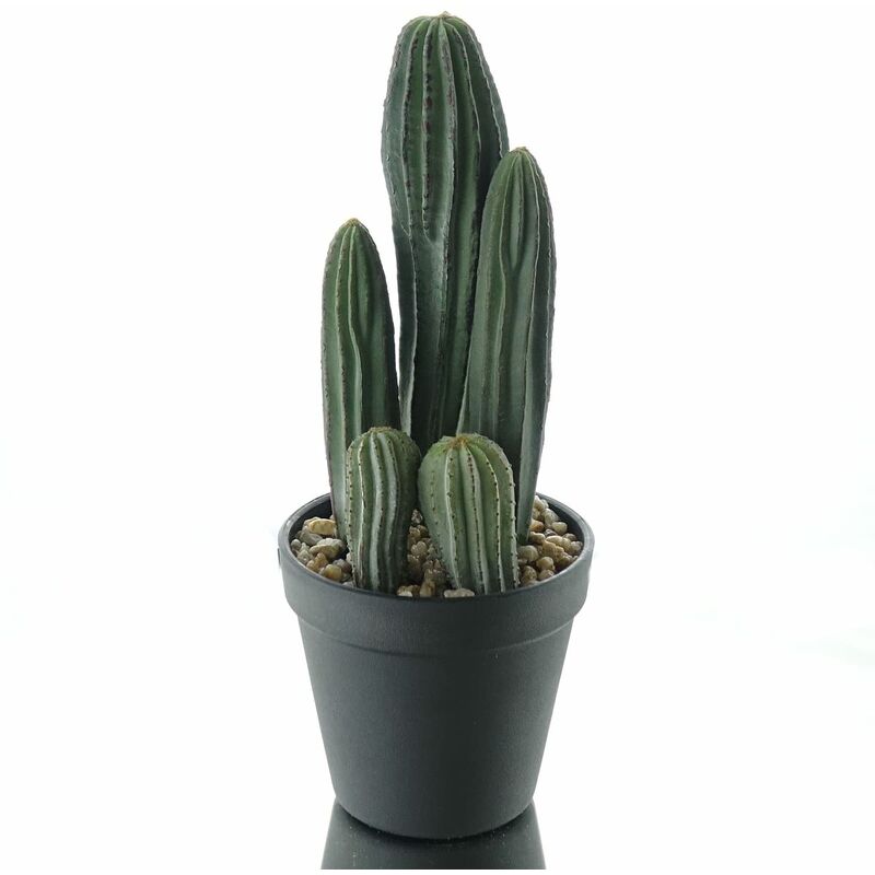 Künstlicher Kaktus Deko Säulenkaktus im Topf Zimmerpflanze
