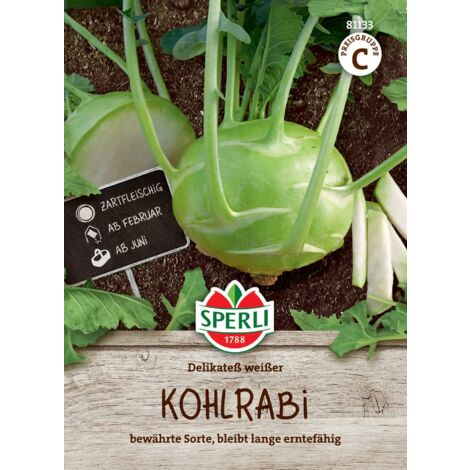 Sperli Kohlrabi Delikateß weißer - Gemüsesamen
