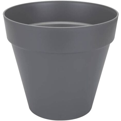 elho® Loft Pflanzkübel Urban 50 Anthrazit mit Rollen Ø 49 cm - Kunststoff