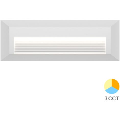 Applique LED murale Vekta-B1 Braytron 3W 180lm 3en1 Blanc IP65 (1/5)