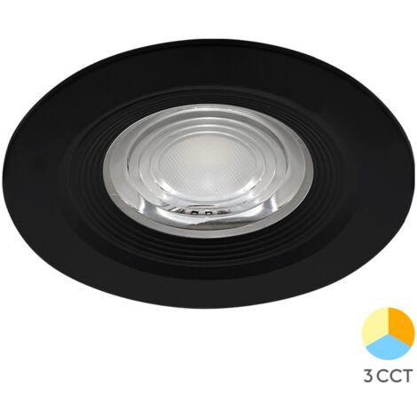 Spot encastrable étanche 7W IP54 – 3 températures de couleur 3000K/4000K/6500K – Pour salle de bain – Durée de vie 20000hrs – Braytron