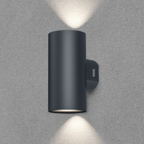 Applique extérieure VEKTA-D2 noir 2x9W 3en1 IP65